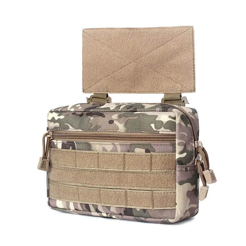 

Tactical Velcro Military Molle EDC Waist Bag Pouch Tactical Army Pouch Tactical Vest Pouch Holder Case Hunting Military Zip Bag