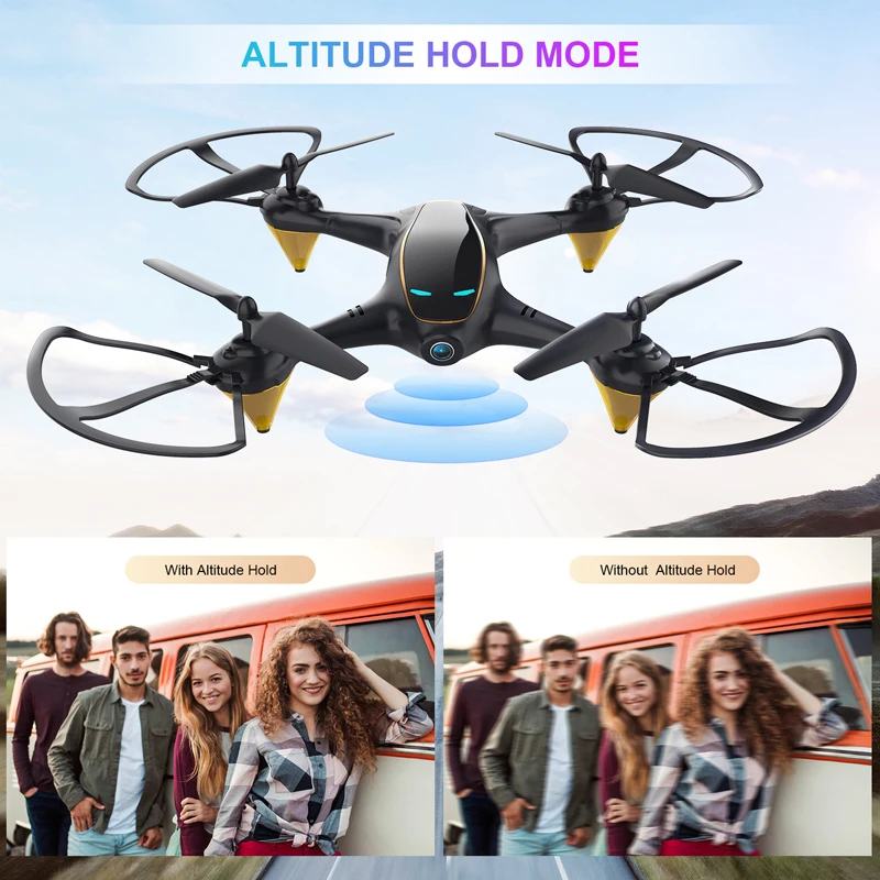 Online Eachine E38 WiFi FPV RC Drone 4K Kamera Optischen Fluss 1080P HD Dual Kamera Luft Video RC Quadcopter flugzeug Quadrocopter Spielzeug