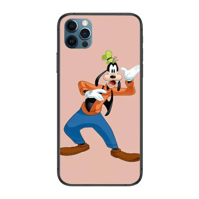 Goofy Happy Dog Disney Design Soft Tpu Style Phone Case Cover For Iphone 12 Pro Max 11 8 7 6 S Xr Plus X Xs Se Mini Blac Phone Case Covers Aliexpress