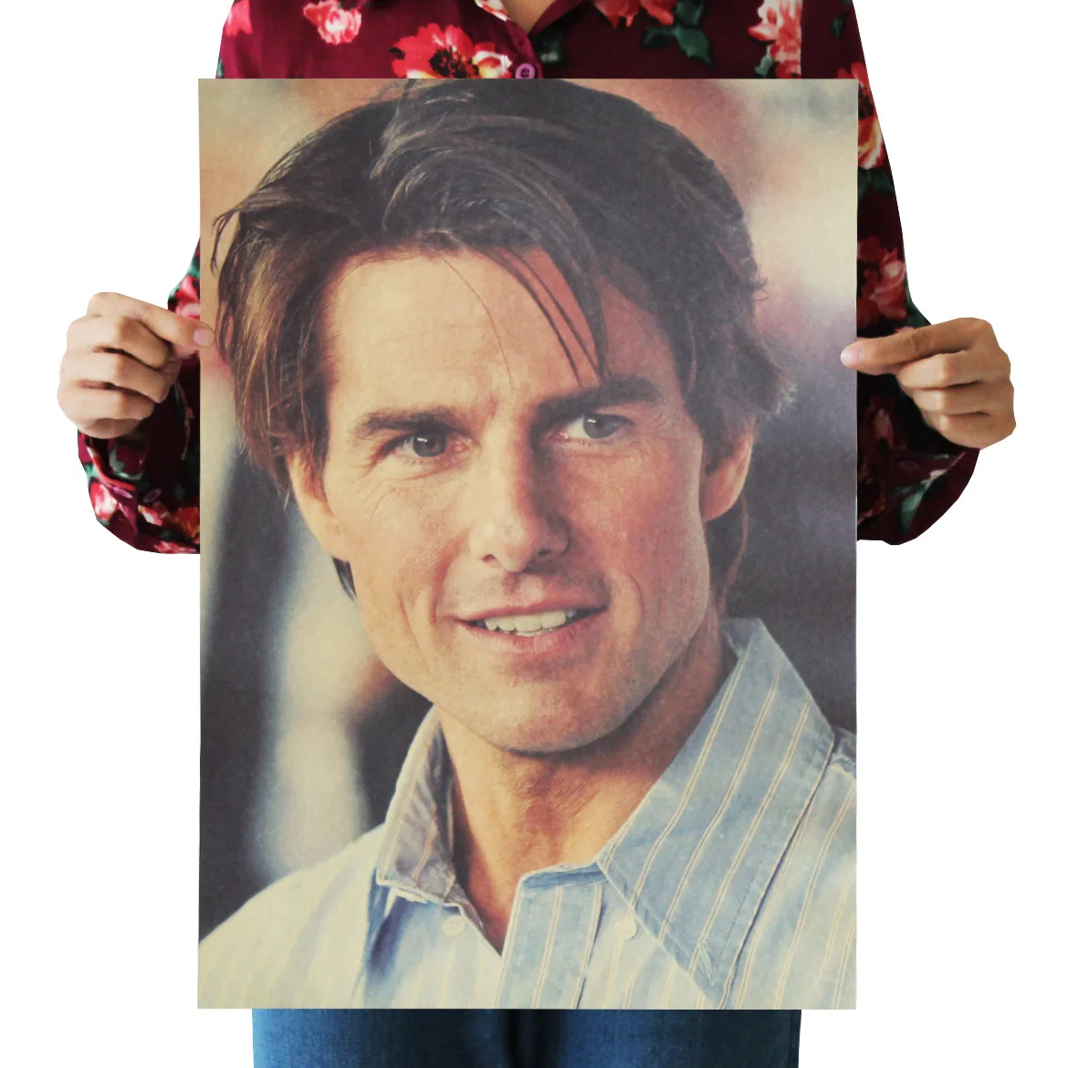 

Tom Cruise Nostalgic Retro Kraftpaper Poster Indoor Bar Cafe Decorative Painting