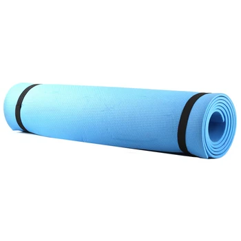 

6mm Thick EVA Yoga Mat All Purpose Non-Slip Pilates Exercise Mat (Blue)