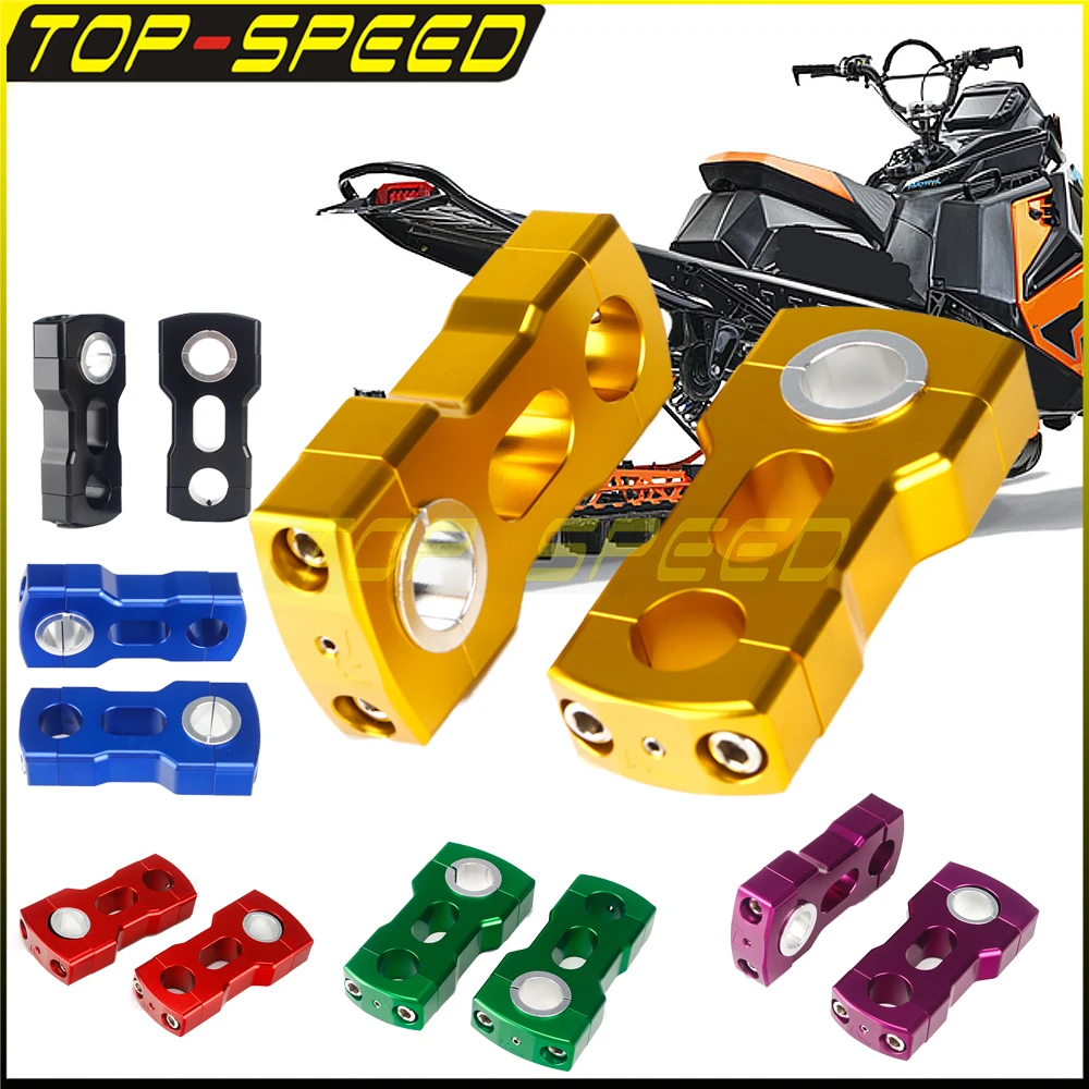Adjustable-3-Pivoting-Handlebar-Heighten-Risers-Snowmobile-Tapered-Bar ...