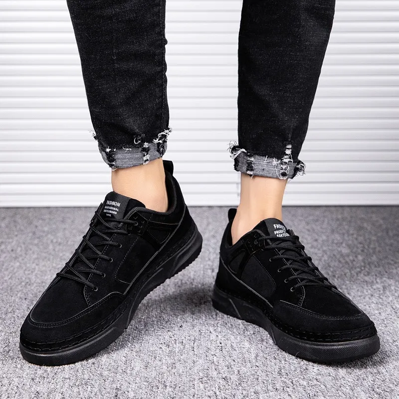 

[Combination-] Autumn And Winter MEN'S SHOES 2019 New Style Korean-style Trend Casual Shoes Versatile Retro England MEN'S Flat S