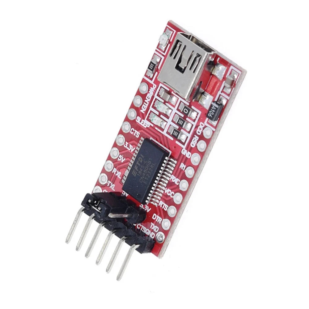 1 шт. модуль последовательного адаптера FT232RL FTDI USB 3 В 5 в TTL мини порта|Соединители| |