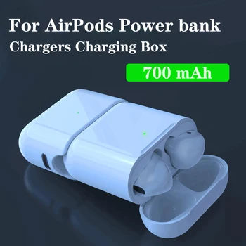 

Mini Power Bank 700mAh USB Charging Portable Charger For AirPods 1/2 headphone /for iPhone modle iPad External Battery Pack