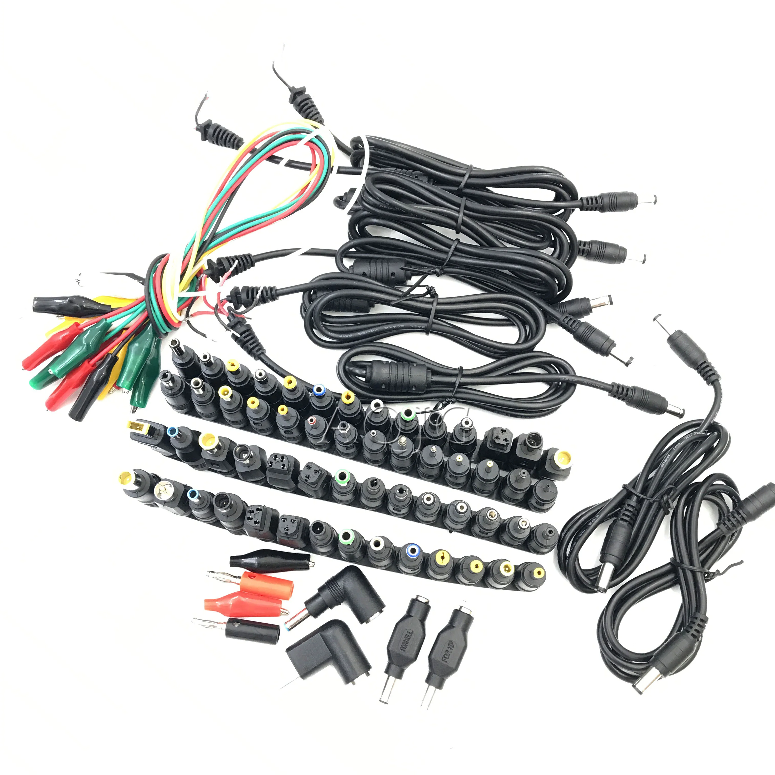 

Универсальный адаптер питания постоянного тока для ноутбука, 80 шт./компл., штепсельная вилка, преобразователь переменного и постоянного тока, разъем для зарядного устройства, блок питания для ноутбука