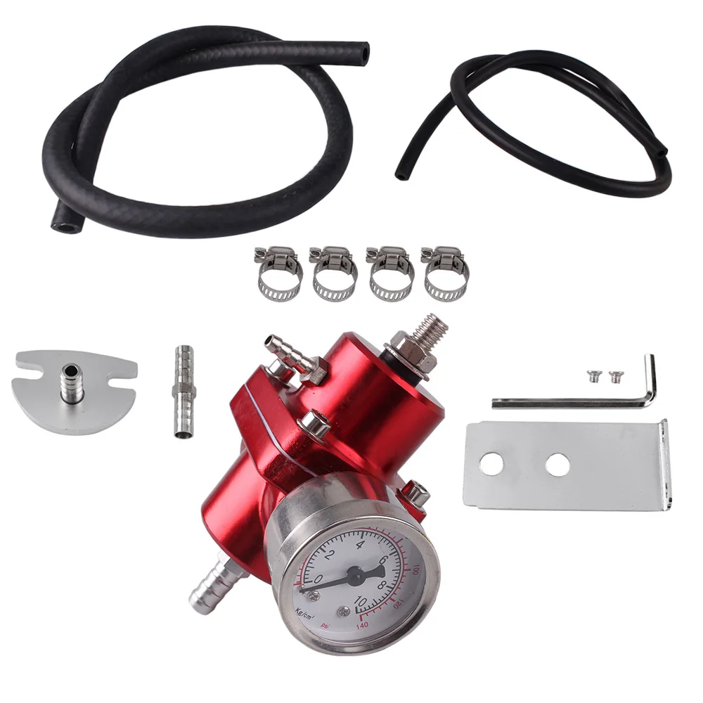 Универсальный Регулируемый регулятор давления топлива 0 140 PSI/FPR манометр для BMW E39