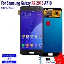

Amoled For SAMSUNG Galaxy A7 2016 A710 LCD Display Touch Screen LCD Display Digitizer Assembly For SAMSUNG Galaxy A7 2016 LCD