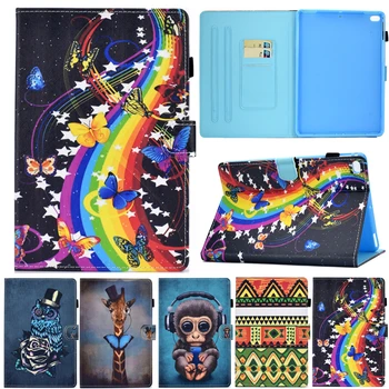 

Cover For Apple Ipad 5 Ipad Air 1 A1474 A1475 A1476 Cartoon Leather Stand Fundas Case For IPad Air IPad 5 IPad5 9.7" Cover Cases