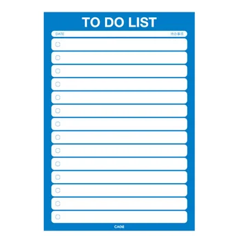 

50 Sheets Tearable To Do List Notepad Planner Pads Schedule Memo Notebook for School Office Home Supplies Random Color
