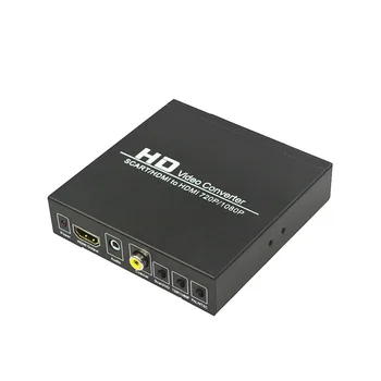 

Full HD 1080P SCART HDMI to HDMI Converter Adapter Support PAL/NTSC for HDTV PC Blueray Player Audio Converter