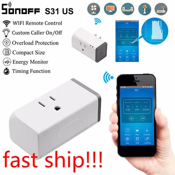 

3pc Sonoff S31 Lite Zb WiFi Smart Plug US Type Zigbee Version Automation Remote Switch Compatible With EWelink Alexa Google Home