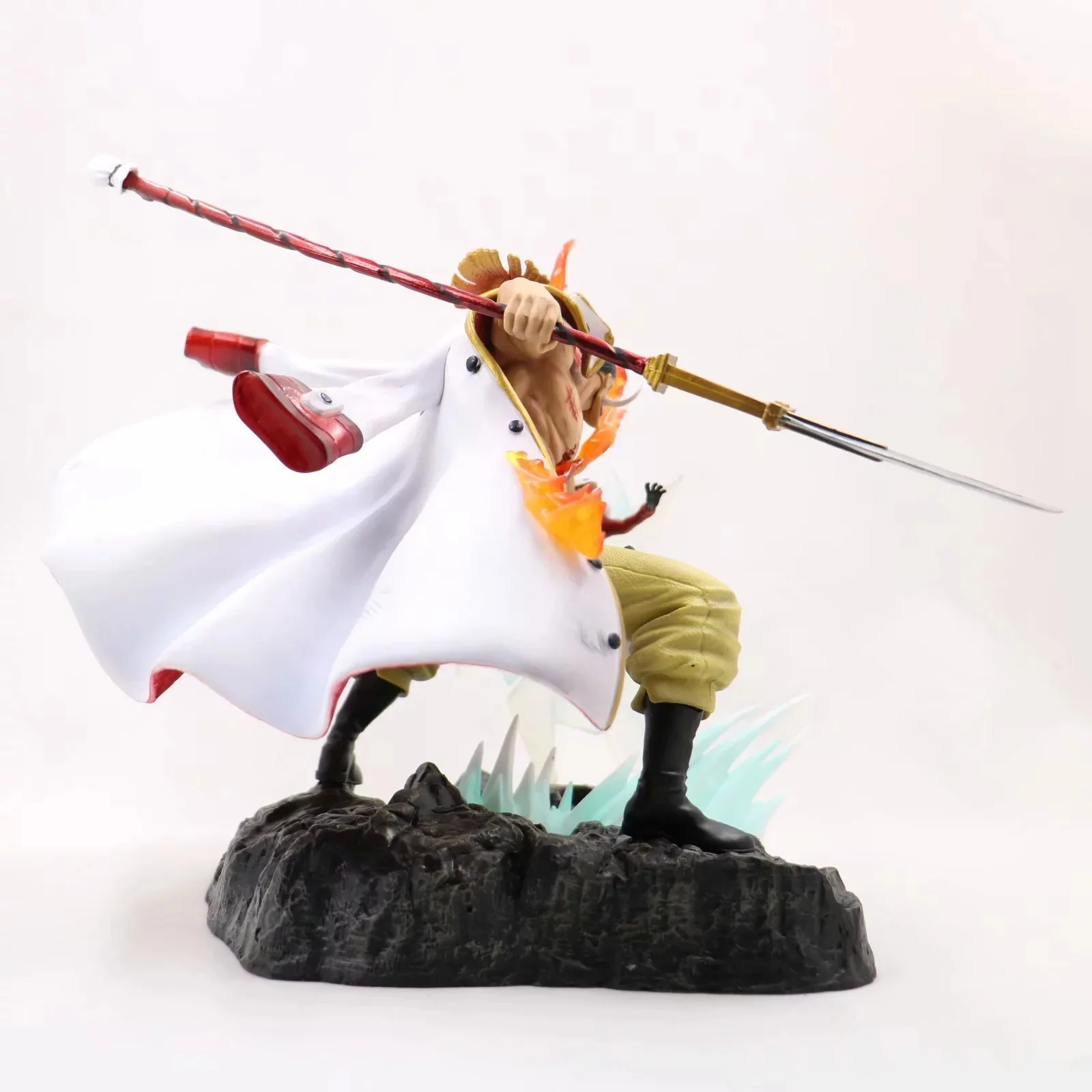 

Anime One Piece/Navigation GK White Beard Battle Red Dog Top Fury Dad Garage Kit Model
