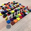 50 pieces 16*16MM Colorful Wooden House Pawn Game Pieces For Tokens Board games/Educational Game Accessories 10 colors ► Photo 3/6