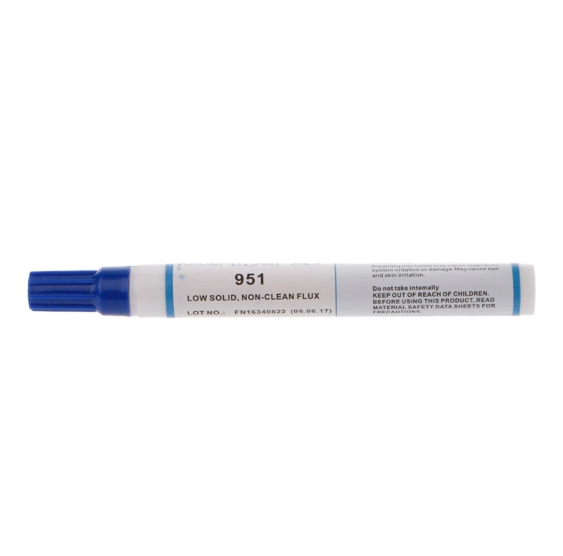 

951 10ml Soldering Rosin Flux Pen Low-Solids Non-clean For Solar Cell Panel DIY