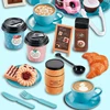 Kids Simulation Afternoon Tea Toys Set DIY Pretend Play Kitchen Toys Food Coffee Machine Dessert Play House Toys For Girls Kids 5