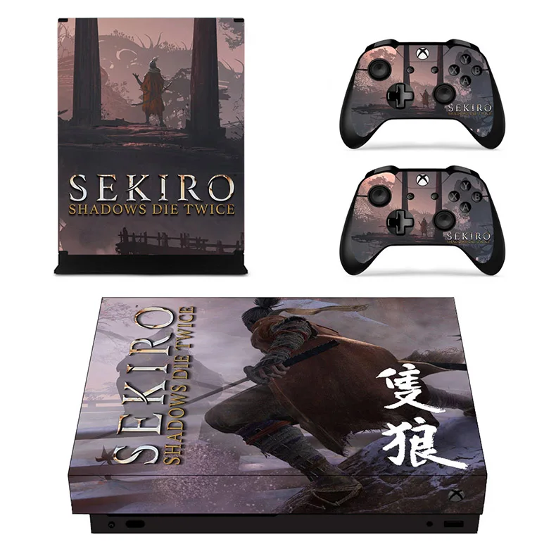 SEKIRO: Shadows Die Twice наклейка s для Xbox One X наклейки на кожу Стикеры для Xbox one X консоли пульта дистанционного управления скины