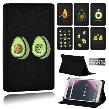 

Avocado Pattern Cover Case for Archos Core 80/Archos Core 101 3G/Core 101 3G Ultra/Core 101 3G V2 Leather Flip Tablet Case + Pen