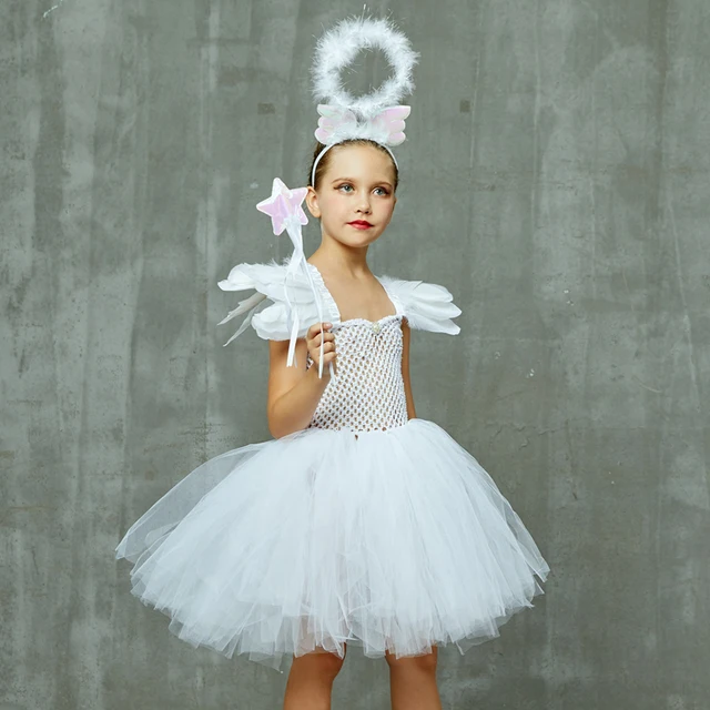 Angel White Halloween Fancy Dress 