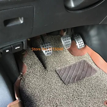 

3 Pcs Stainless Steel Car Gas Fuel Brake Footrest Accelerator Pedal Plate Pad For Nissan Qashqai Manual 14-17 Car Accessories