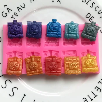 

Locomotive Silicone Fondant Mold DIY Baking Cake Mold XGY-152