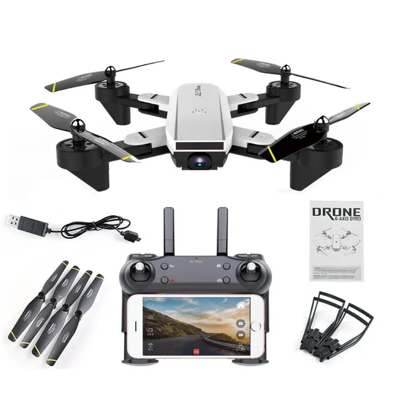SG700 FPV RC квакоптер с 0.3MP 2MP широкоугольный оптический режим слежения камера Складная селфи Дрон высота удержания без головы - Цвет: 2MP Camera