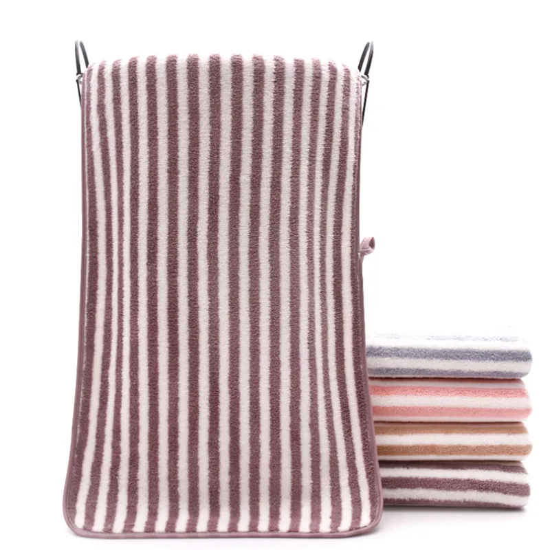 Stripe 2 Dark Red 4 стиля, впитывающее полотенце из микрофибры, полосатая решетка, лицо, толстые мягкие банные полотенца для взрослых, быстросохнущие 35*75 см - Цвет: Stripe 2 Dark Red