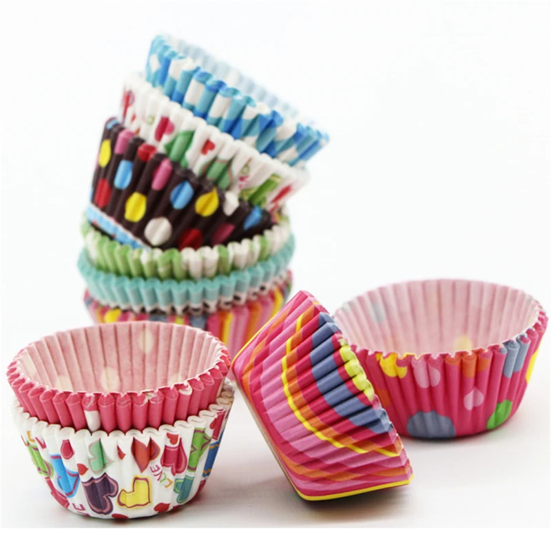 Details about   100er Cupcake Cup Paper Cake Liner Case Wrappers Muffin Baking Cup for PA show original title 