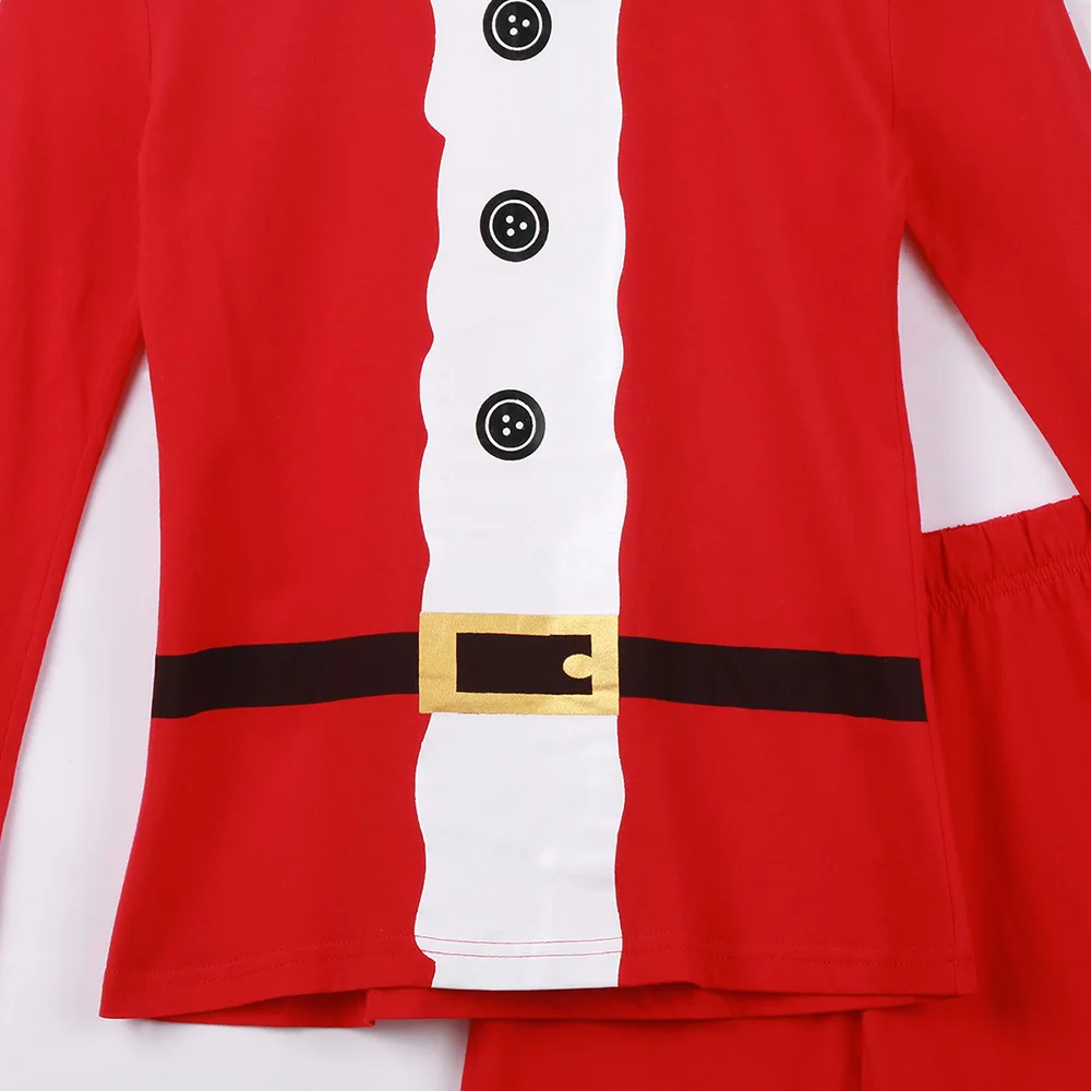Новинка; одинаковые рождественские пижамы для всей семьи; одежда для сна с рождественским Санта Клаусом для взрослых и детей; одежда для фотосъемки; семейный образ