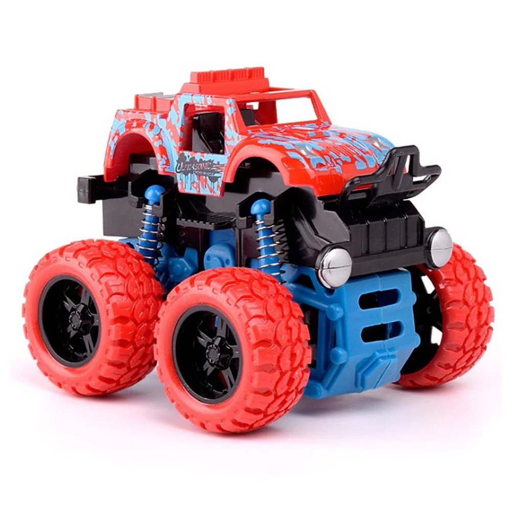Мини инерционный внедорожный автомобиль четырехколесный пластик для детская игрушка, подарок автомобиль Pull sensorisch spelgoed задний трюк