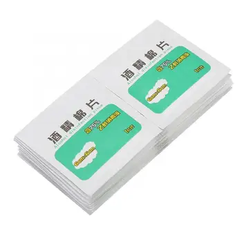 

100pcs/Box Alcohol Prep Pad Disposable Sterilization Alcohol Disinfection Wipe Pad Cleaning