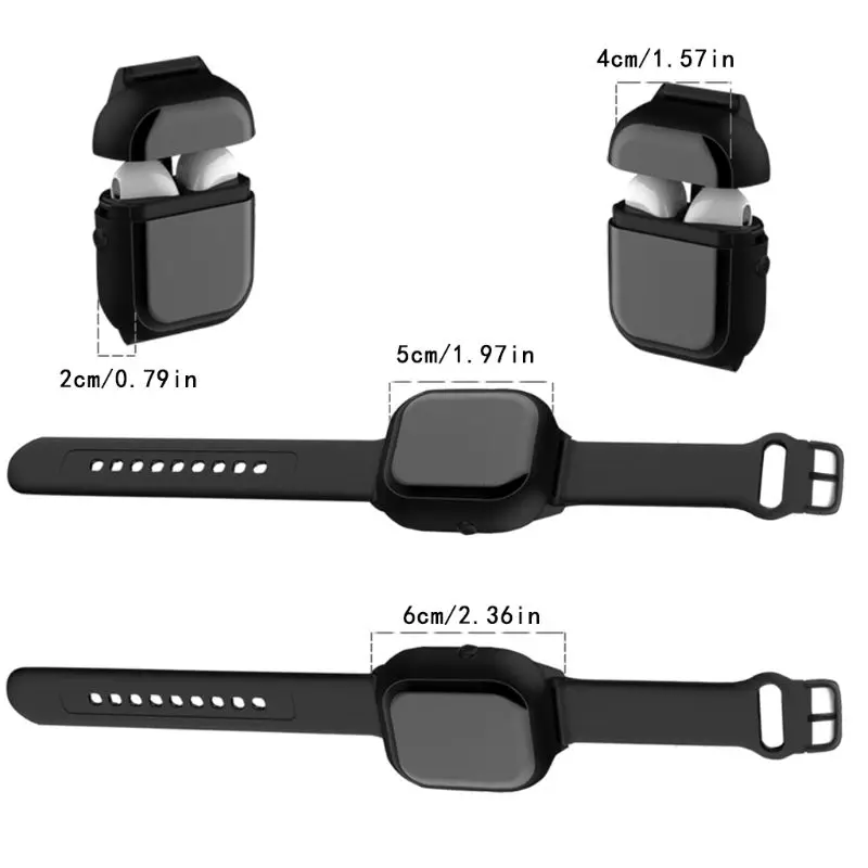 Браслет стиль A01 TWS беспроводной Bluetooth наушники зарядка коробка для мобильных телефонов
