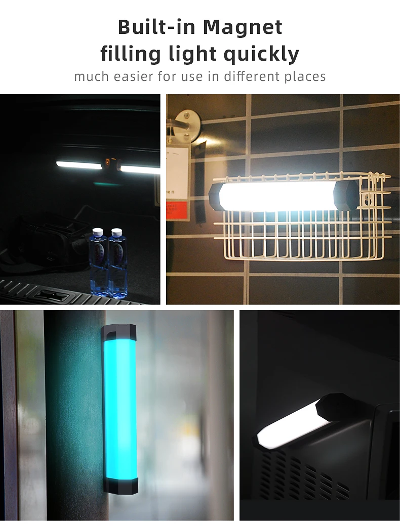 Led rgb tubo de luz suave à