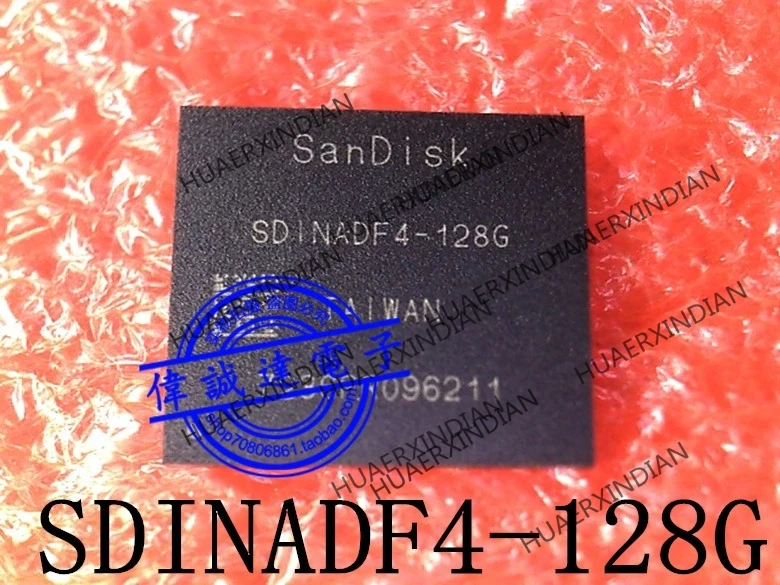 

1PCS new Original SDINADF4-128G BGA153 SDINADF4-64G SDIN9DS2-64G In stock real picture
