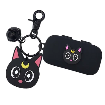 

Japanese Cute Cat Silicone Case for QCY T5 T1X/T1S Wireless Bluetooth Earphone Portable Protect Cover Decor Doll Keyring Gifts