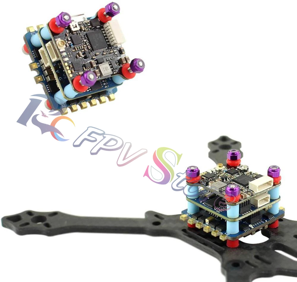 Мини Летающая башня F4 управление полетом ler 20A 2-4S VTX передача 200 мВт управление полетом ESC Compatib iFlight Stack Duall