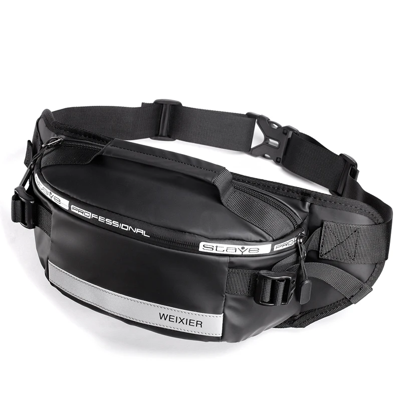 High Quality Waterproof Men Casual Functional Waist Bag Money Phone