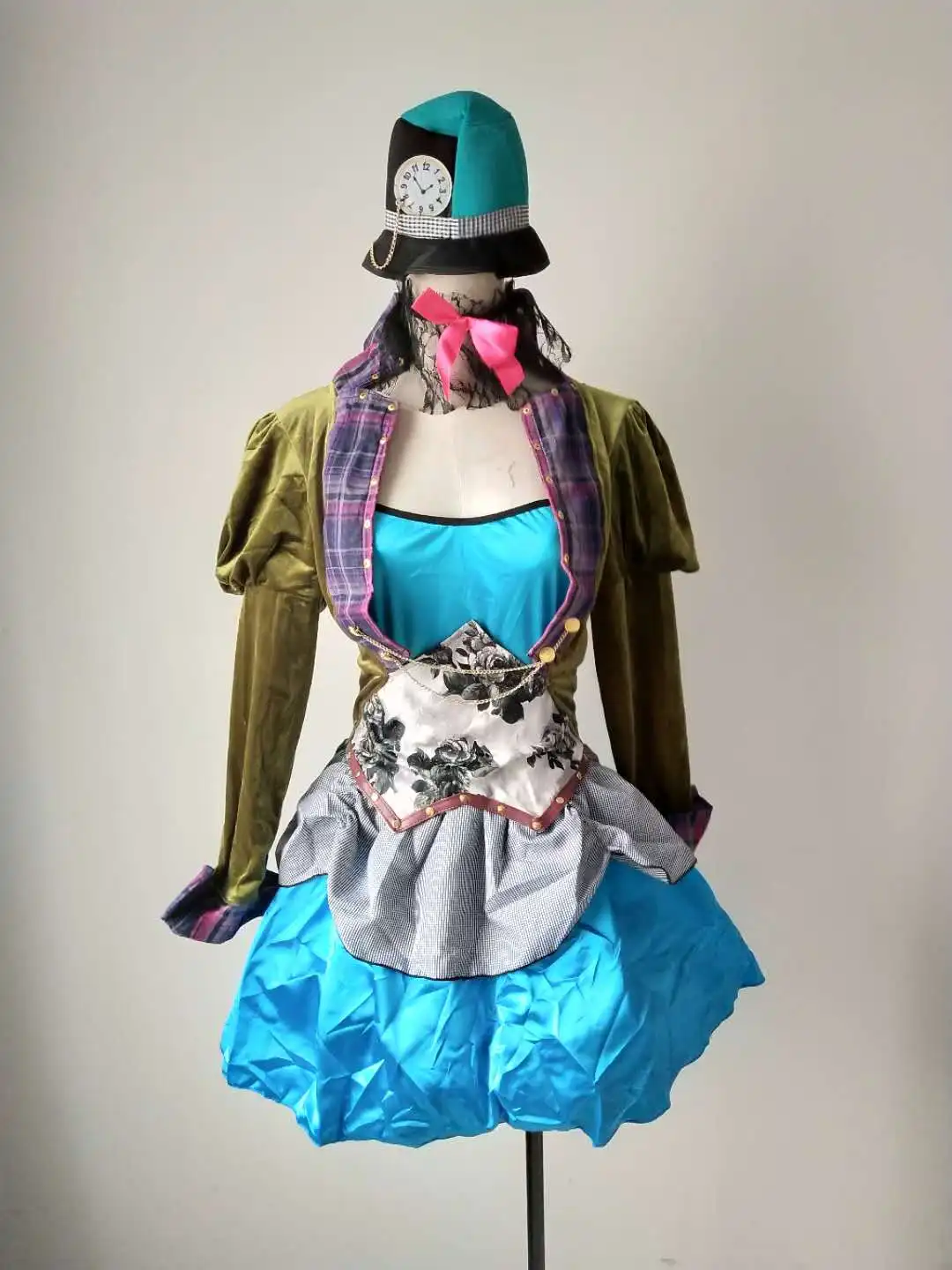 Женское нарядное платье Deluex Mad Hatter Alice Wonderland для косплея