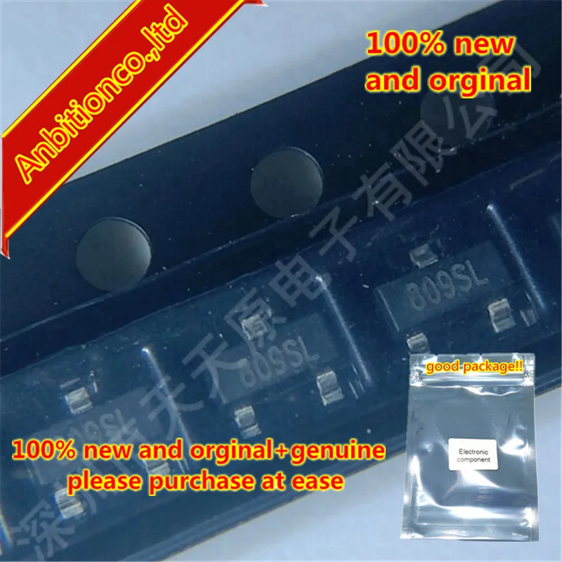 50pcs 100% new and orginal SGM809-SXN3L/TR silk-screen 809SL SOT-23 Microprocessor Supervisory Circuit in 3-Pin SOT-23 in stock