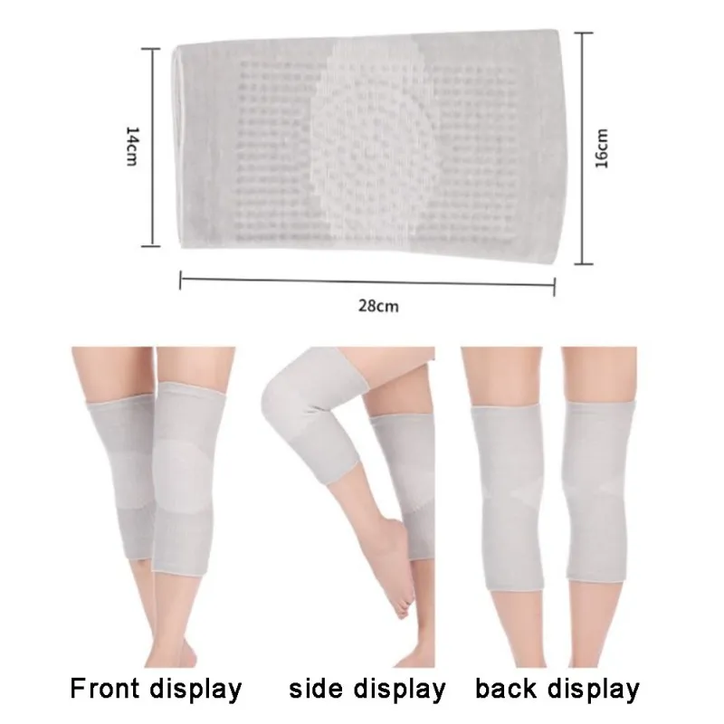 1 пара Самонагревающиеся наколенники эластичные Нейлоновые Спортивные Компрессионные наколенники противоскользящие теплые наколенники для артрита боли в суставах