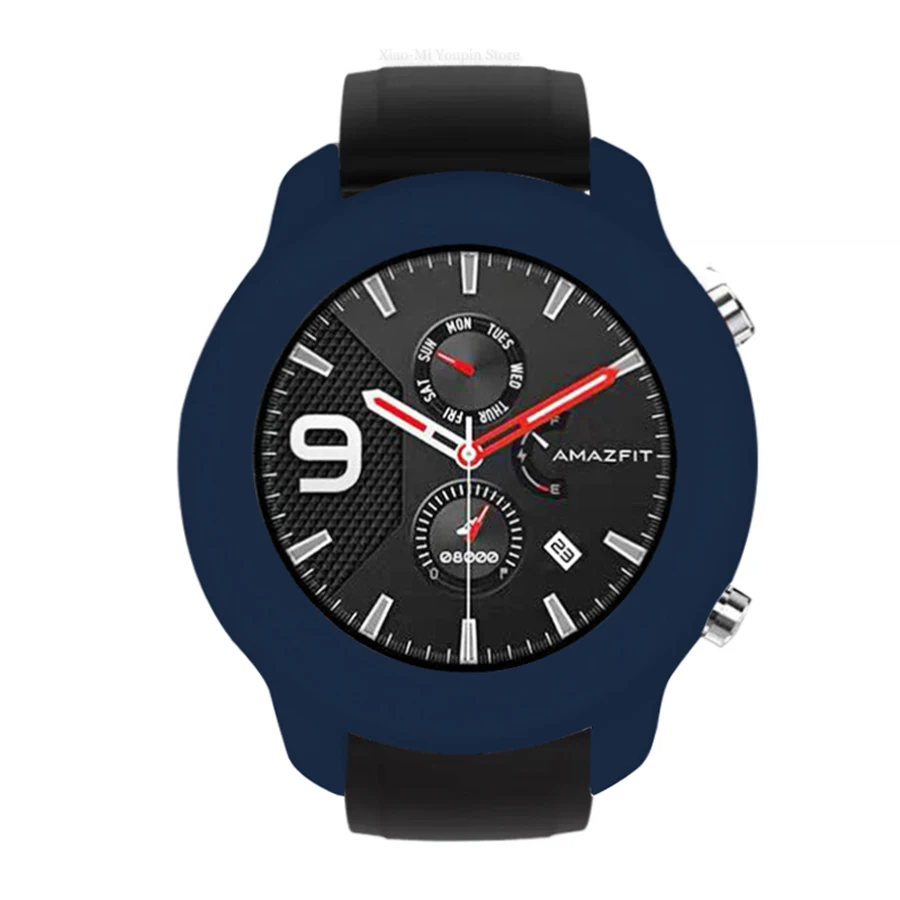 Для Huami Amazfit GTR 42 мм Smartwatch чехол силиконовый защитный бампер рамка для