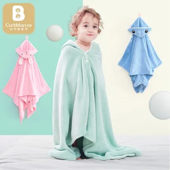 

Cartoon animal shark rabbit child bath towel towel hooded cape baby cape bathrobe set bathrobe boy girl gift