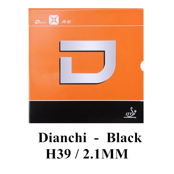 Dianchi заводские настройки версия D Настольный теннис резиновый с губкой, как NEO NATIONAL hurricane 3 - Цвет: Black H39 2.1mm