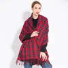 Fashion Warm Plaid cashmere Scarves For Women Winter Scarf Luxury Brand Shawl lady elegant Pashmina Foulard Femme bufanda mujer ► Photo 2/6