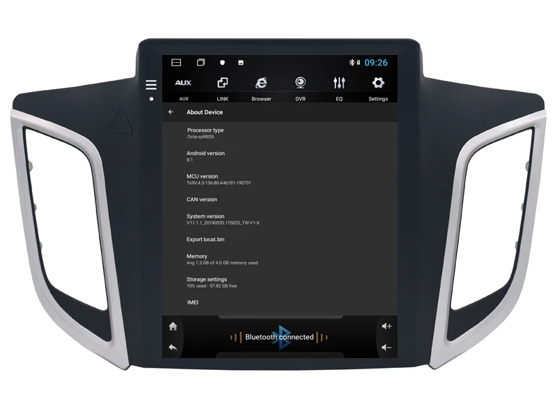 AVGOTOP Android 8,1 Tesla вертикальный экран сенсорный экран Автомагнитола gps 2din для HYUNDAI IX25- 4+ 64 Гб встроенная карта