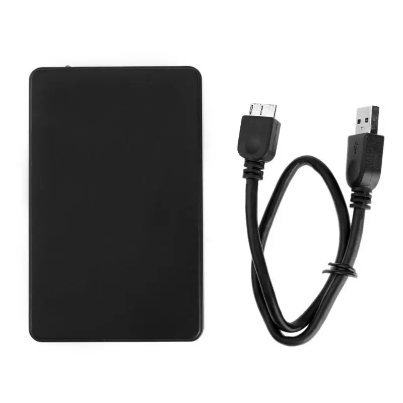 5 Гбит/с 2 дюйма USB3.0 SATA жесткий диск коробка 3 ТБ HDD SSD Внешний защитный корпус с usb