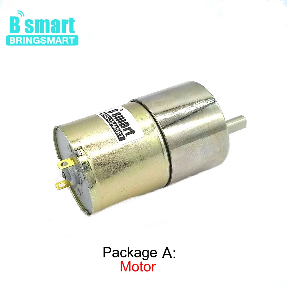 Bringsmart 37GB520 DC 12 вольт мотор 24V редуктор Мини ed с высоким крутящим моментом