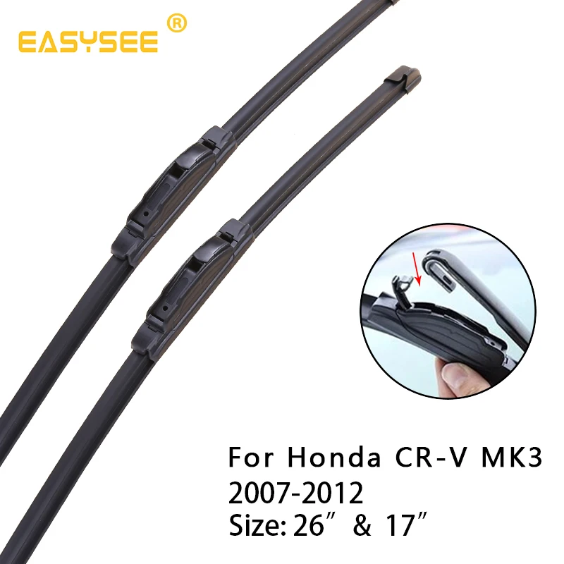 Автомобильные щетки стеклоочистителя лобового стекла для Honda CR V CRV Fit Hook Arms модели