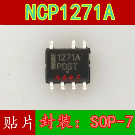 10 шт. 1271A NCP1271A лапками углублением SOP-7 NCP1271