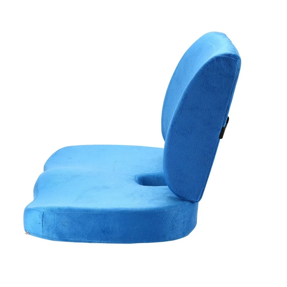 2 шт./компл. удобные Memory Foam ортопедические подушки сиденья пояс сзади Поддержка Набор для Офис здравоохранения подушки